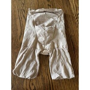 Spanx High Waist Mid Thigh Shorts Size F 2X Beige Nude Tummy Shapewear Slim